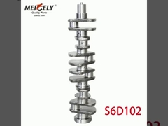 S4D102 S6D102 S6D107 S6D125 Crankshaft in acciaio fuso fuso per escavatore