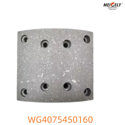 WG4075450160 Howo Pad di freno Materiale di attrito affidabile per una potenza di frenata ottimale