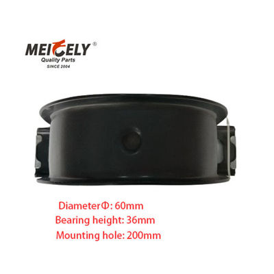 Supporto centrale albero di trasmissione in acciaio+gomma 60mm*36mm*200mm per camion Daf/VOL-VO/Ive-co