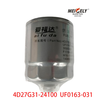 Nuove parti di carrelli elevatori 4D27G31-24100 Filtro del carburante UF0163-031