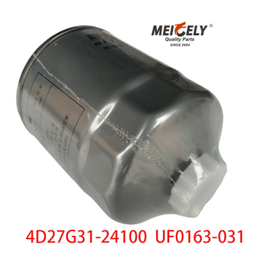 Nuove parti di carrelli elevatori 4D27G31-24100 Filtro del carburante UF0163-031