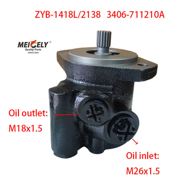 ZYB-1418L/2138 Pompa di sterzo servo per camion pesanti Hongyan