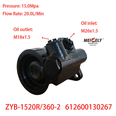 Pompa di sterzo Weichai 612600130267 per camion Chenglong