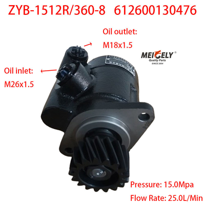 Stock 612600130476 Vendita a caldo Weichai WP10 Pompa di potenziamento dello sterzo