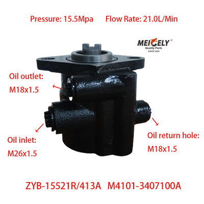 Motore Yuchai 6M M4101-3407100A Pompa di sterzo della serie Yuchai