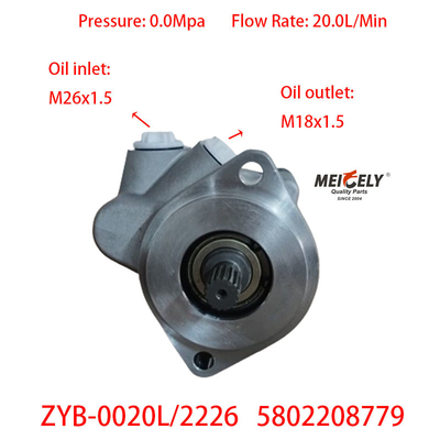 Immagazzinamento di pompe di sterzo per motori Weichai 5802208779 per SAIC Hongyan