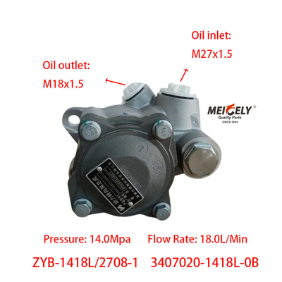 Pompa di sterzo di propulsione OEM 3407020-1418L-0B per camion europeo
