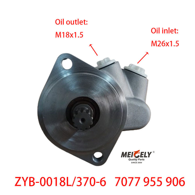 7077 955 906 Shaanqi Heavy Duty Truck HOWO Pompa di sterzo