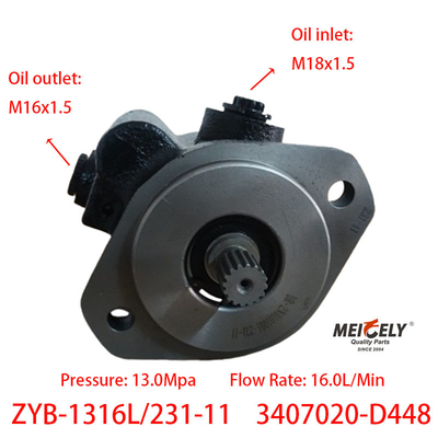 Parti del motore ZYB-1316L/231-11 Weichai Deutz Power Steering Pump