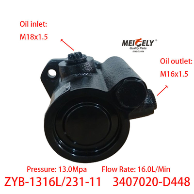 Parti del motore ZYB-1316L/231-11 Weichai Deutz Power Steering Pump