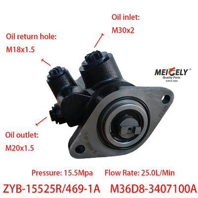Pompe di potenziamento dello sterzo ZYB-15525R/469-1A per YC6M280-20