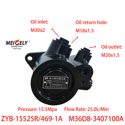 Pompe di potenziamento dello sterzo ZYB-15525R/469-1A per YC6M280-20