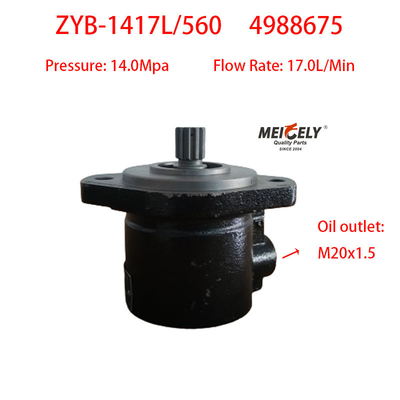 Cummins ISD ISDE 4BT Motore 4988675 Pompa idraulica a sterzo servo