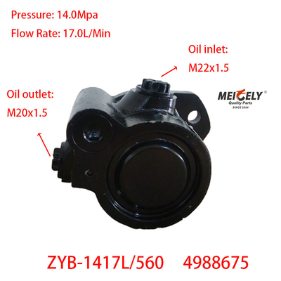 Cummins ISD ISDE 4BT Motore 4988675 Pompa idraulica a sterzo servo