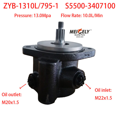 Pompa del servosterzo Yuchai ZYB-1310L/795-1 di serie S5500-3407100