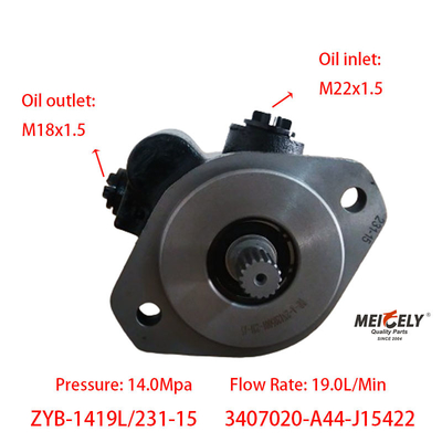 Pompa di sterzo di alta qualità ZYB-1419L/231-15 Weichai Deutz