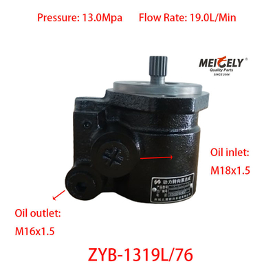Pompa di potenziamento dello sterzo ZYB-1319L/76 per Jiefang Dual Axle King