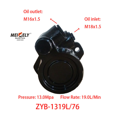Pompa di potenziamento dello sterzo ZYB-1319L/76 per Jiefang Dual Axle King