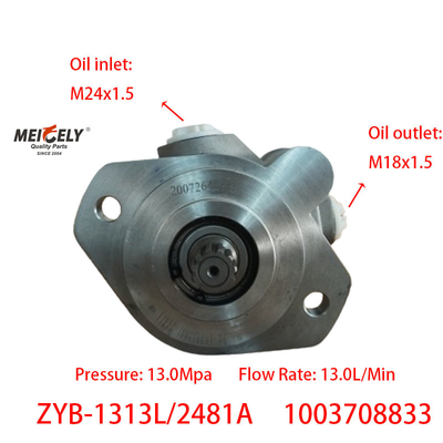 YANGCHAI ZYB-1313L/2481A pompa di sterzo servo 1003708833