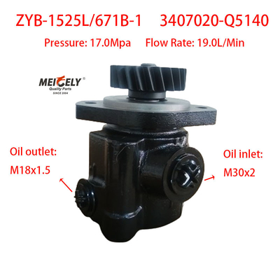 Pompa di sterzo ZYB-1525L/671B-1 Xichai FAW Qingdao 3407020-Q5140