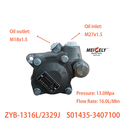 Prezzi bassi ZYB-1316L/2329J Booster Pump Power Steering Pump Per Motore Yuchai