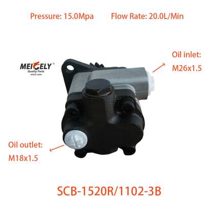 SCB-1520R/1102-3B Pompe di potenziamento dello sterzo per camion Shacman