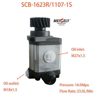 SCB-1623R/1107-1S WD12 Serie 19 Pompa di sterzo a denti per Weichai