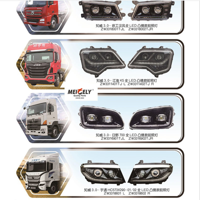 Nuovo tipo di proiettore a LED completo per camion pesanti JAC K5 Hino 700 Yutong