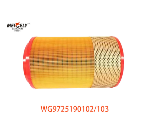 Cori di filtro dell'aria WG9725190102 per SINOTRUK HOWO WG9725190103