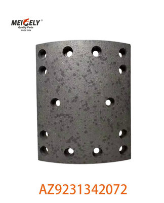 Assetto di scarpe di freno semi-metalliche AZ9231342072 ad alte prestazioni per SINOTRUK HOWO