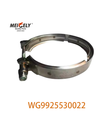 Parti del motore originali WG9925530022 Intercooler Hose Clamp per camion SINOTRUK