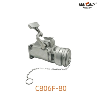 C806F-80 Valvola di scarico per rubinetto per camion cisterna di tipo industriale per lavori pesanti