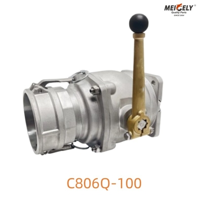 C806Q-100 Valvola a sfera di scarico durevole per camion cisterna pesanti