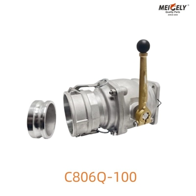 C806Q-100 Valvola a sfera di scarico durevole per camion cisterna pesanti