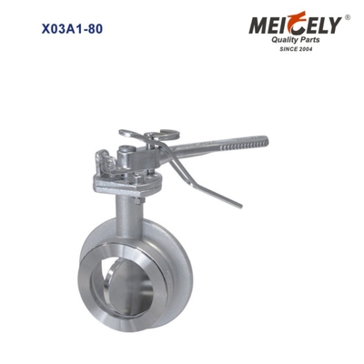 Valvola di campionamento asettica sanitaria flange Widdop Valvola farfalla per camion serbatoio dell'acqua