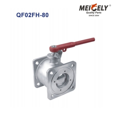 Valvola a sfera a flangia rotonda / quadrata di alta qualità QF02YH-80