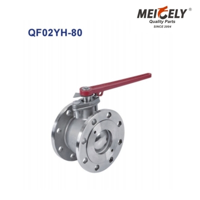 Valvola a sfera a flangia rotonda / quadrata di alta qualità QF02YH-80