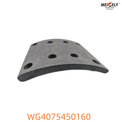WG4075450160 Howo Pad di freno Materiale di attrito affidabile per una potenza di frenata ottimale