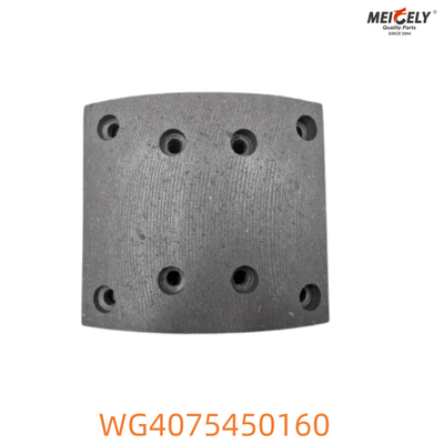 WG4075450160 Howo Pad di freno Materiale di attrito affidabile per una potenza di frenata ottimale