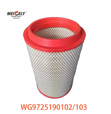 Cori di filtro dell'aria WG9725190102 per SINOTRUK HOWO WG9725190103