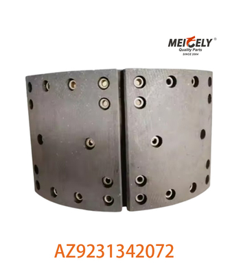 Assetto di scarpe di freno semi-metalliche AZ9231342072 ad alte prestazioni per SINOTRUK HOWO